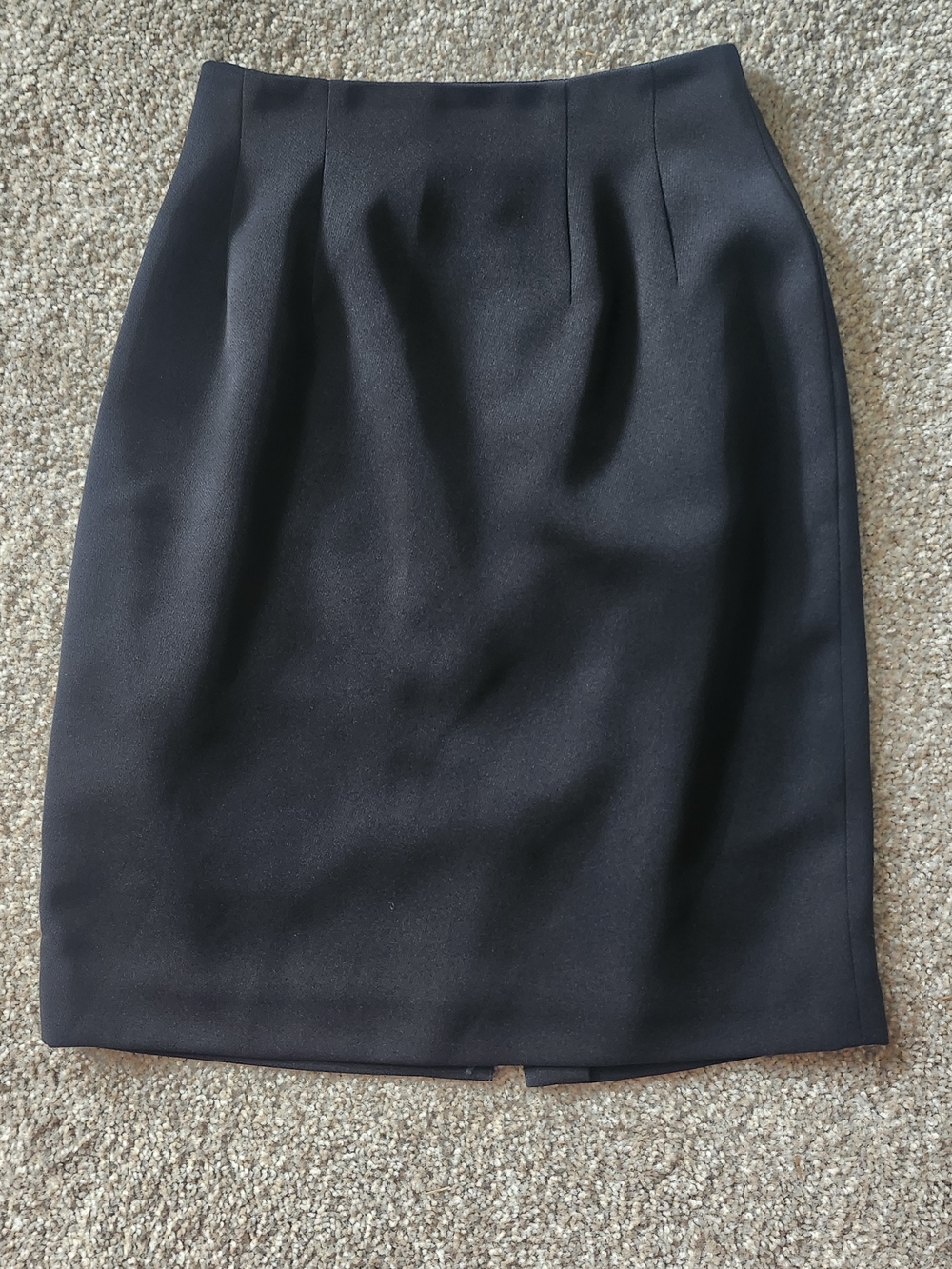 Classic Black Pencil Skirt - Women's Professional Midi